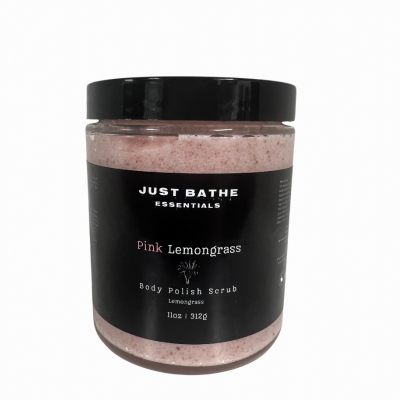 Pink Lemongrass Salt Body Scrub